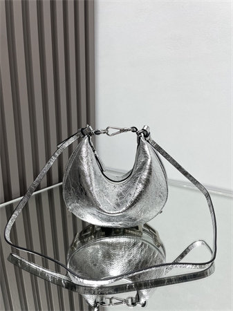 Fendigraphy Mini Leather Bag Silver/Silver