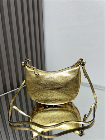 Fendigraphy Mini Leather Bag Gold