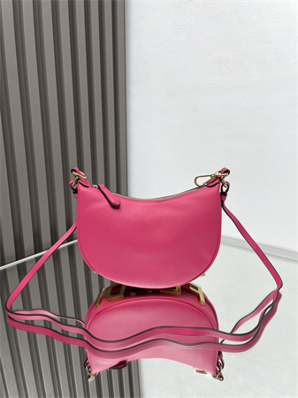 Fendigraphy Mini Leather Bag Hot Pink