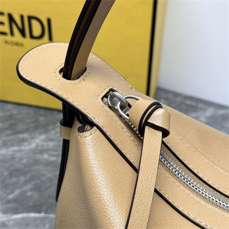 Fendi Simply Mini Calfskin Bgg Brown Color