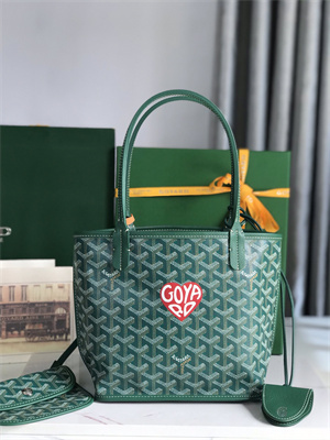 Goyard Anjou Mini Bag Chevroches Calfskin & Goyardine Canvas
