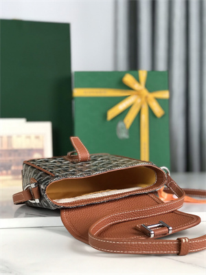 Goyard Grand Bleu PM Shoulder Bag Goyardine Canvas &  Calfskin