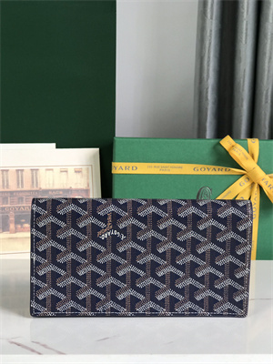 Goyard Richelieu Wallet Goyardine Canvas & Vauzelles Calfskin
