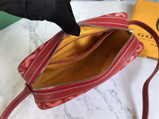 Goyard Cap-Vert PM Bag Goyardine Canvas & Cervon Calfskin