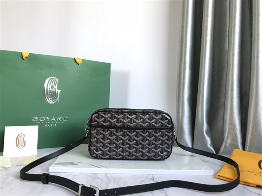 Goyard Cap-Vert PM Bag Goyardine Canvas & Cervon Calfskin