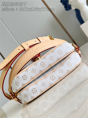 L.V Saumur BB Bag Monogram Canvas Mastic Cream M12327