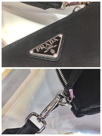 Prada Re-Edition 2000 Re-Nylon shoulder bag Black 1BH046