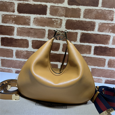 Gucci Attache large shoulder bag Leather Brown 702823