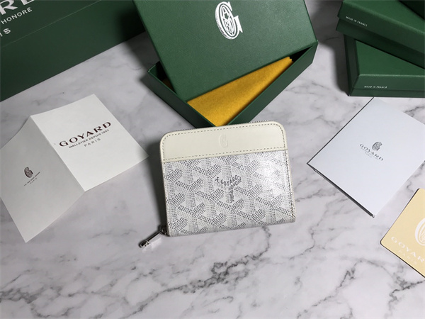 Goyard Matignon PM Wallet Goyardine Canvas & Vauzelles Calfskin