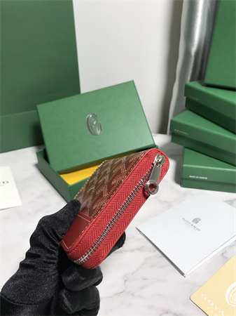Goyard Matignon PM Wallet Goyardine Canvas & Vauzelles Calfskin