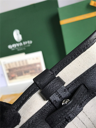 Goyard Petit Flot Bucket Bag Goyardine Canvas & Chevroches Calfskin