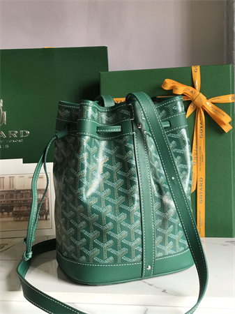 Goyard Petit Flot Bucket Bag Goyardine Canvas & Chevroches Calfskin