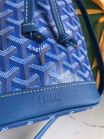 Goyard Petit Flot Bucket Bag Goyardine Canvas & Chevroches Calfskin