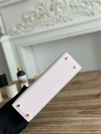 Hermes Kelly Mini II Bag Epsom Leather Mauve Pale/Craie HS