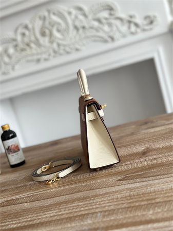 Hermes Kelly Mini II Bag Epsom Leather Gold/Craie HS