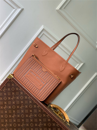 L.V Neverfull Inside Out MM Brown M12061
