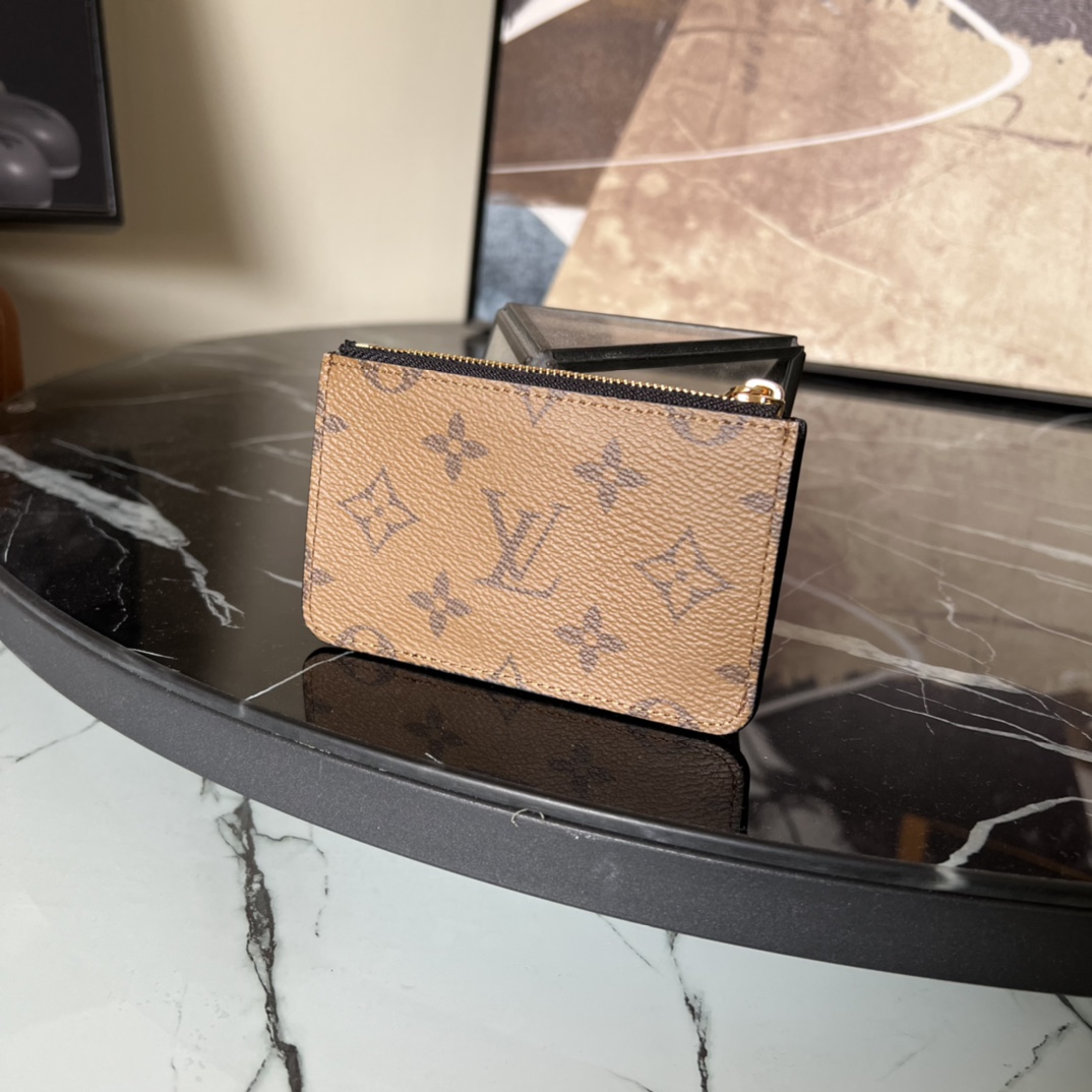 L.V Romy Card Holder Reverse  Monogram Canvas  M81912