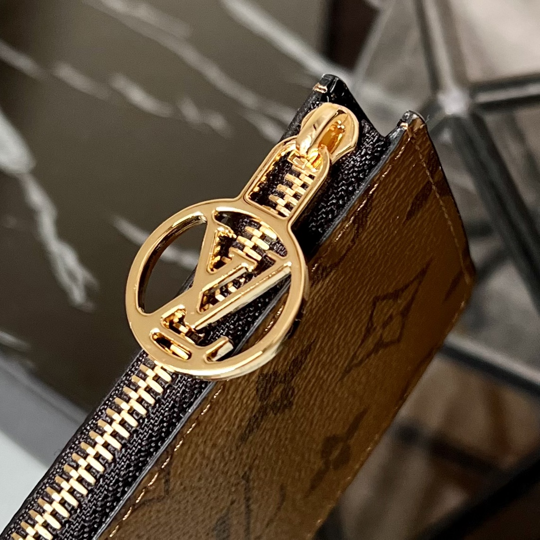 L.V Romy Card Holder Reverse  Monogram Canvas  M81912