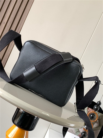 Loewe XS Military messenger bag in Soft Grained calfskin Black