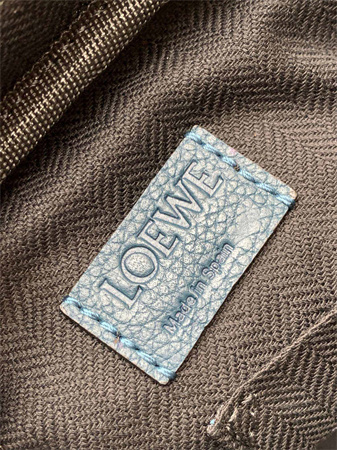 Loewe XS Military messenger bag in Soft Grained calfskin Blue