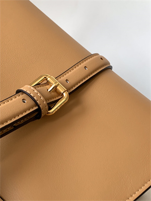 Fen.di PEEKABOO ICONIC ISEEU Small leather bag Brown