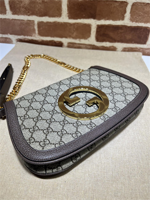 Gu.cci Blondie Shoulder Bag GG Supreme Canvas 699268