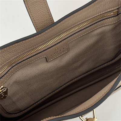 Gu.cci Jackie 1961 Small Shoulder Bag Taupe Natural Grain Leather 810232