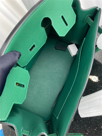 Bir.kin Bag TOGO Leather 25/30/35CM Gold/Silver Hardware In Vert  Verigo Color HS