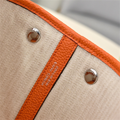 Hermes Garden Party 30/36CM Togo Leather Orange HS