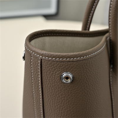 Hermes Garden Party 30/36CM Togo Leather Etoupe HS