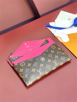 L.V Kirigami Organizer Monogram Canvas Pondichery Pink M12403