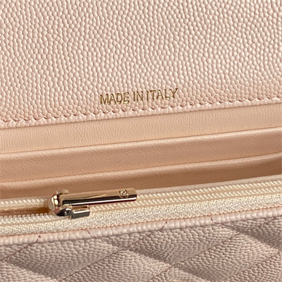 Chanel Clutch with Chain Grained Calfskin & Gold-Tone Metal Pink AP4406