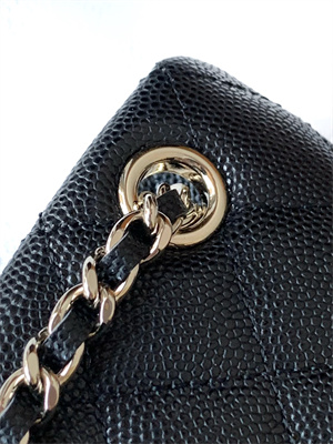 Chanel Classic Clutch with Chain Grained Calfskin & Gold-Tone Metal Black AP4422