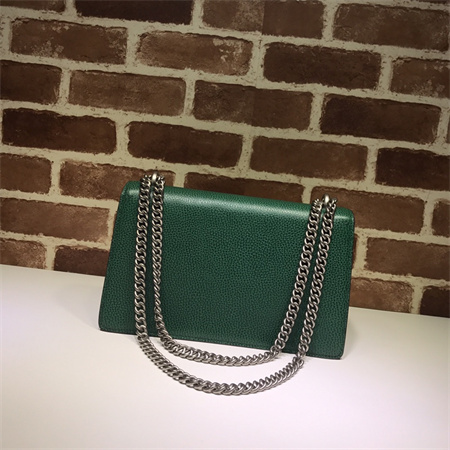 Gu.cci Dionysus small shoulder bag Green Leather 400249