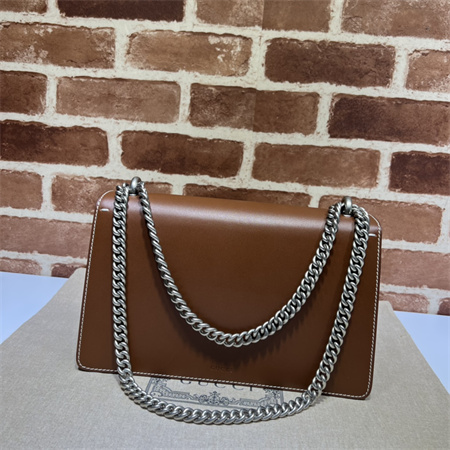 Gu.cci Dionysus small shoulder bag Vintage Brown Leather 400249