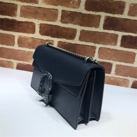 Gu.cci Dionysus small shoulder bag Navy Leather 400249