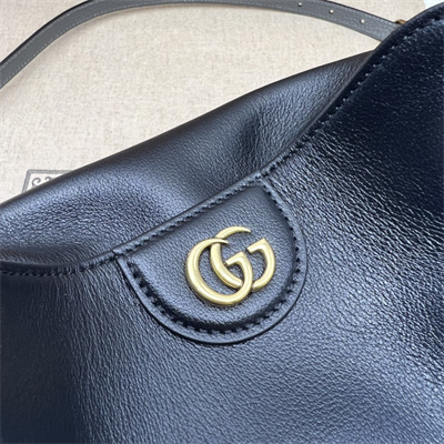Gu.cci Diana Small Shoulder Bag Black Leather 746251