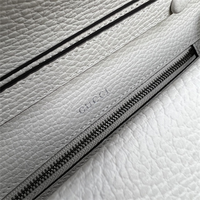 Gu.cci Dionysus Small Shoulder Bag White Leather 731782