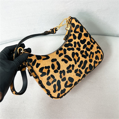 Prada Re-Edition Leopard print horsehide mini-bag 1BC204