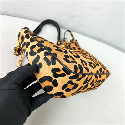 Prada Re-Edition Leopard print horsehide mini-bag 1BC204