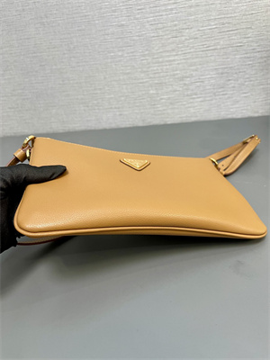 Prada Mini Hobo bag Brown Calfskin 1BC238
