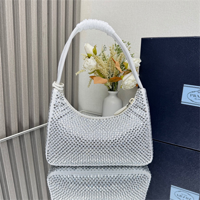 Prada  Re-Edition 2000 mini-bag With Diamond White 1NE515