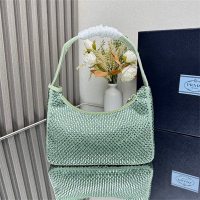 Prada  Re-Edition 2000 mini-bag With Diamond Green 1NE515