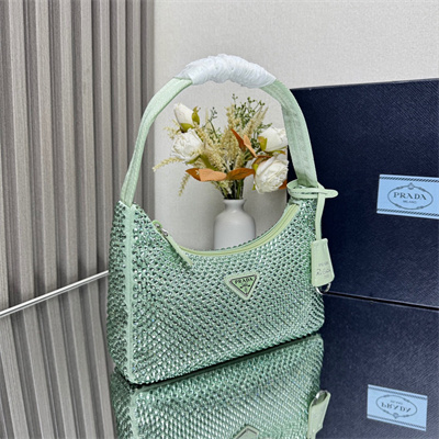 Prada  Re-Edition 2000 mini-bag With Diamond Green 1NE515