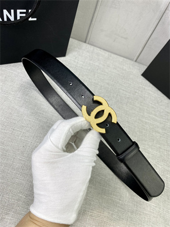 Chanel Belts In Calfskin 30MM In Black Gold/Silver hardware