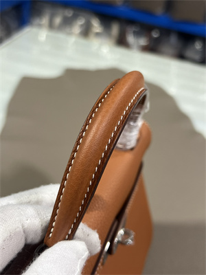 Kelly Retourne Bag Togo Leather 25/28CM Gold/Silver Hardware In Gold Color HS