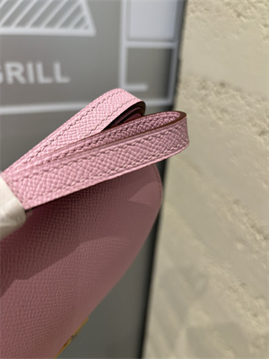 Constance Bag Epsom Leather 18CM Gold/Silver Tone Metal In mauve sylvestre Color HS  (With mirror)