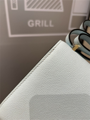 Constance Bag Epsom Leather 18CM Gold/Silver Tone Metal In Blue Pale Color HS  (With mirror)