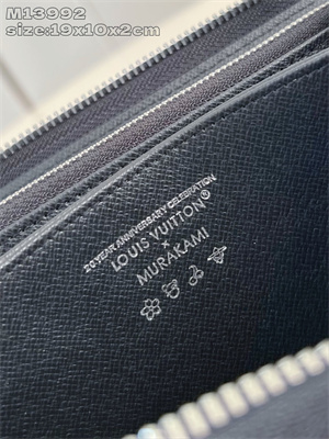 LV x TM Zippy Wallet Multicolor Monogram Canvas Black M13992