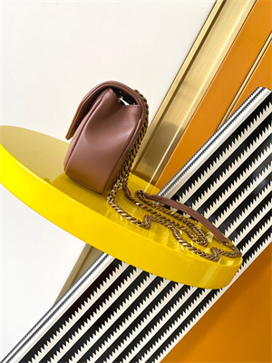 Y.S.L LOULOU Mini in MATELASSÉ lambskin Gold Tone Metal